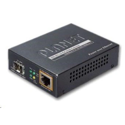 Planet GTP-805A konvertor 10/100/1000Base-T / miniGBIC SFP, PoE injektor IEEE 802.3at, GTP-805A