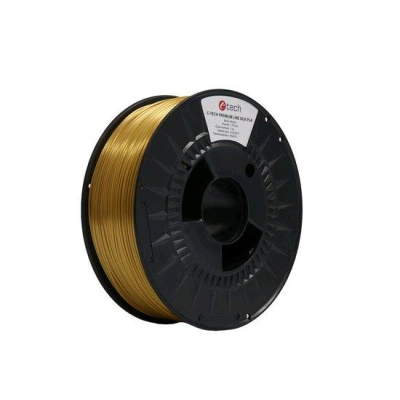 Tisková struna (filament) C-TECH PREMIUM LINE, Silk PLA, mosaz, 1,75mm, 1kg, 3DF-P-SPLA1.75-BRASS