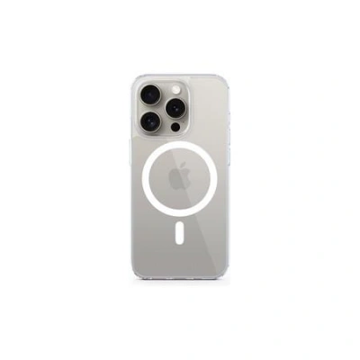 EPICO Resolve Case Magnetic - MagSafe Compatible iPhone 15 - transparentní