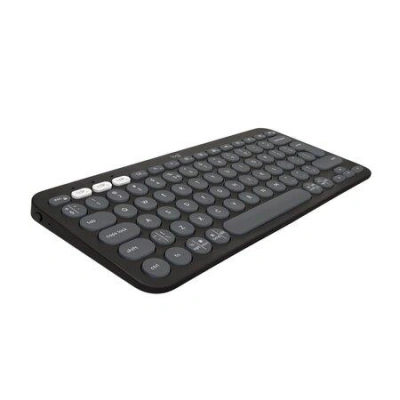 Logitech klávesnice Pebble Keys 2 K380s, CZ, bezdrátová, grafitová, 920-011851