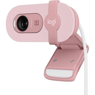 Logitech Brio 100 Full HD Webcamera, růžová, 960-001623