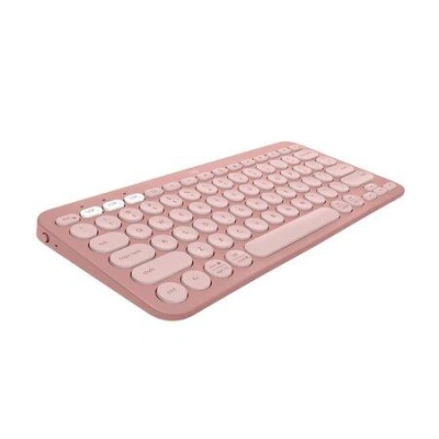Logitech klávesnice Pebble Keys 2 K380s, CZ, bezdrátová, růžová, 920-011853