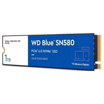 WD SSD Blue SN580 1TB / WDS100T3B0E / NVMe M.2 PCIe Gen4 / Interní / M.2 2280, WDS100T3B0E