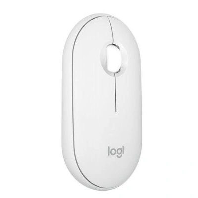 Logitech Wireless Pebble mouse 2, M350s, bílá, 910-007013