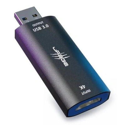 HAMA uRage Stream Link 4K, USB video karta s HDMI vstupem, černý, 219824