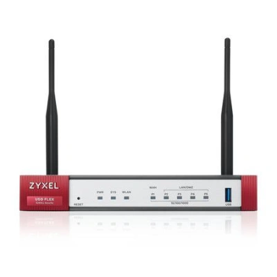 Zyxel USG Flex 50AX, 10/100/1000, 1*WAN, 4*LAN/DMZ ports, WiFi 6 AX1800, 1*USB (device only), USGFLEX50AX-EU0101F