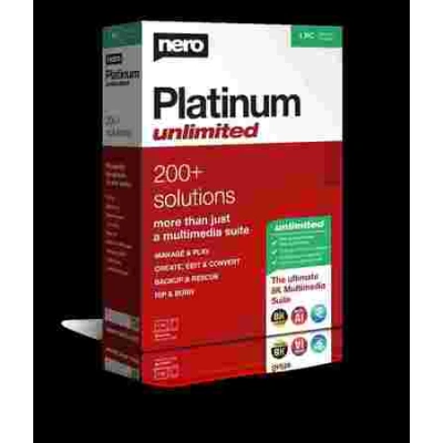 Nero Platinum Unlimited  - CZ ESD trvalá licence , EMEA-12220015/1445