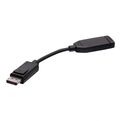 C2G DisplayPort to HDMI Dongle Adapter Converter - Kabel adaptéru - DisplayPort s piny (male) pájený do HDMI se zdířkami (female) pájený - černá - lisovaný, podporuje 4K