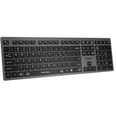 A4tech FBX50C, bezdrátová kancelářská klávesnice,BT/USB 2,4Ghz, černá, FBX50C-BK