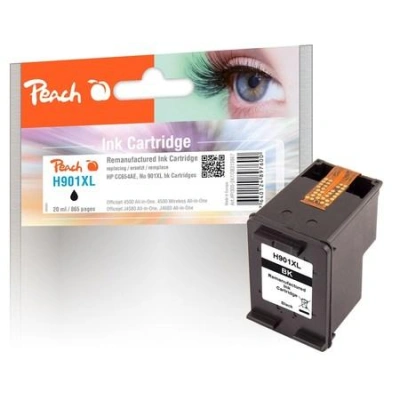 PEACH kompatibilní cartridge HP CC654AE No.901XL, Black, 20 ml, 313867