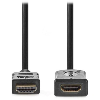 NEDIS High Speed prodlužovací HDMI kabel s ethernetem/ konektory HDMI - HDMI/ 4K/ černý/ 5m, CVGL34090BK50