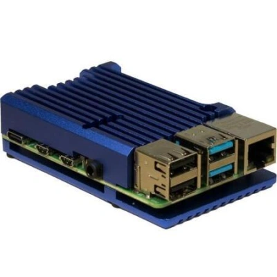 INTER-TECH case ODS-721 pro Raspberry Pi 4 B, modrá, 88887360