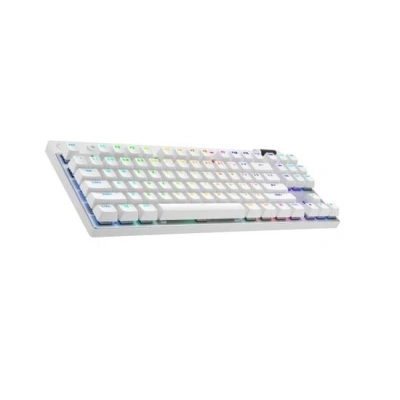 Logitech G PRO X TKL LIGHTSPEED - herná klávesnica, Tactile, biela, US, 920-012148