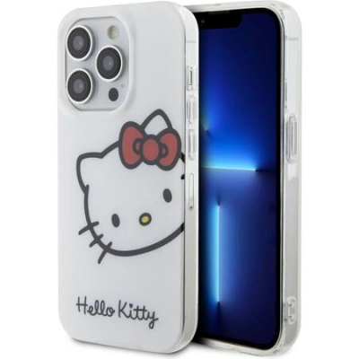 Hello Kitty IML Head Logo Zadní Kryt pro iPhone 13 Pro White 