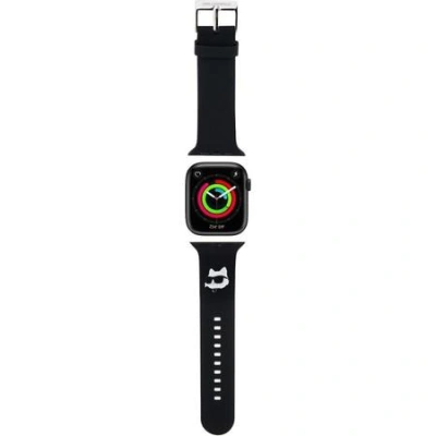 Karl Lagerfeld Choupette Head NFT Řemínek pro Apple Watch 42/44 Black