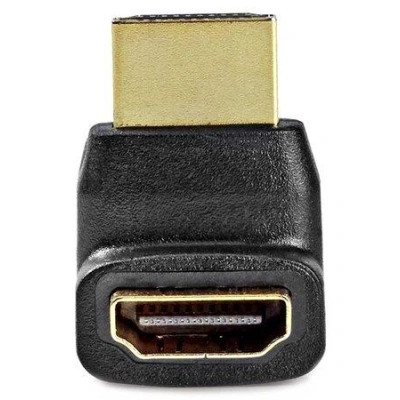 NEDIS adaptér HDMI/ konektor HDMI – zásuvka HDMI/ úhlový 270°/ černý, CVGB34902BK