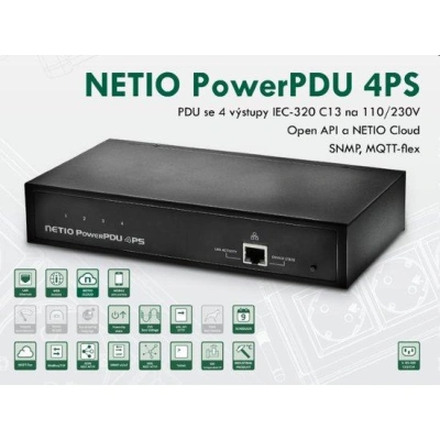 NETIO PowerPDU 4PS  desktop, POWERPDU4PSEU