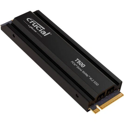 Crucial T500 1TB PCIe Gen4 M.2 2280SS SSD heatsink, CT1000T500SSD5