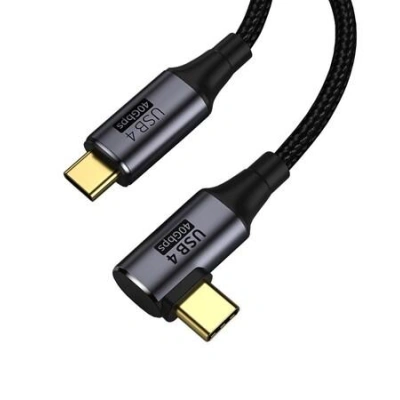 PREMIUMCORD Kabel USB4 Gen 3x2 40Gbps 8K@60Hz 240W Thunderbolt 3 kabel 0,8m