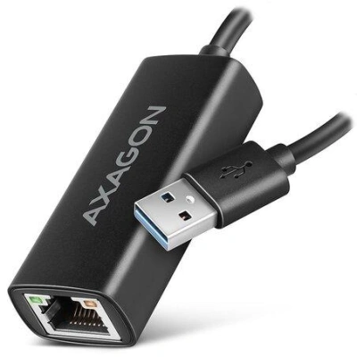 AXAGON ADE-AR, USB-A 3.2 Gen 1 - Gigabit Ethernet síťová karta, Realtek 8153, auto instal, ADE-AR