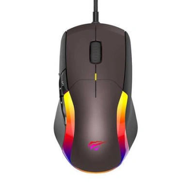 Herní myš Havit MS959S RGB (hnědá), 