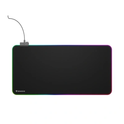 Herní podložka pod myš s RGB podsvícením Genesis BORON 500 XXL, 800x400mm, NPG-2110