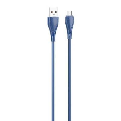 LDNIO LS612 USB - Micro USB 2m, 30W kabel (modrý)