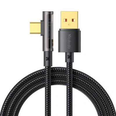 Kabel USB-C Prism 90 stupňů Mcdodo CA-3381, 6A, 1,8 m (černý)