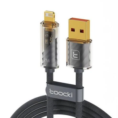 Toocki Nabíjecí kabel A-L, 1m, 12W (šedý)