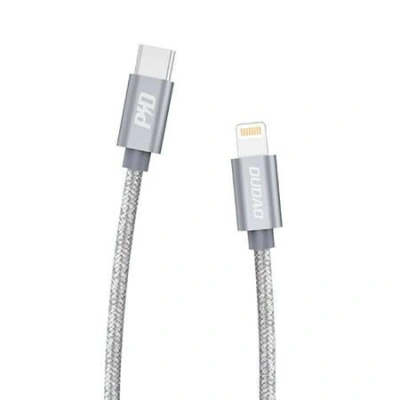 Kabel USB-C na Lightning Dudao L5Pro PD 45W, 1 m (šedý)