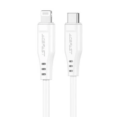 Kabel USB MFI Acefast C3-01, USB-C na Lightning, 30 W, 1,2 m (bílý)