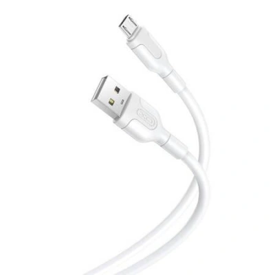 Kabel USB na Micro USB XO NB212 2,1A 1m (bílý)