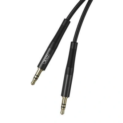 Audio kabel XO mini jack 3,5 mm AUX, 2 m (černý)
