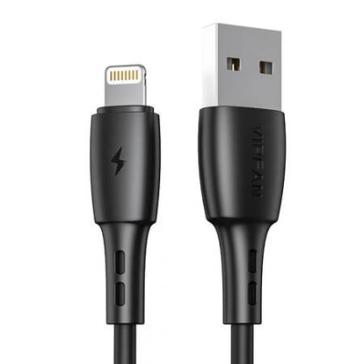 Kabel USB-Lightning Vipfan Racing X05, 3A, 2 m (černý)