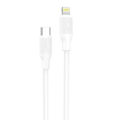 USB kabel pro Lightning Foneng X80, 27W, 1m (bílý)