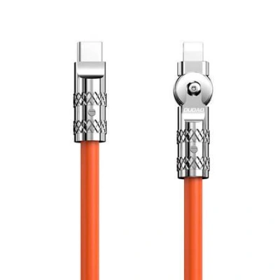 Otočný kabel USB-C na Lightning Dudao L24CL 120W 1m (oranžový)