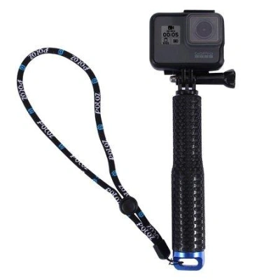 Selfie tyč Puluz pro akční kamery - černý
