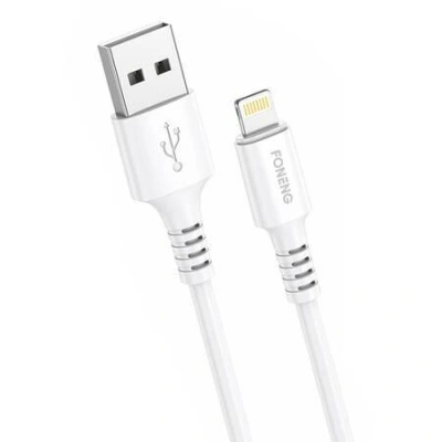 Kabel USB na Lightning Foneng, x85 iPhone 3A Quick Charge, 1 m (bílý)