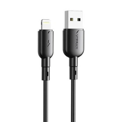 Kabel USB-Lightning Vipfan Colorful X11, 3A, 1 m (černý)
