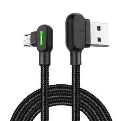 Kabel USB-Micro USB Mcdodo CA-5280 LED, 1,8 m (černý)