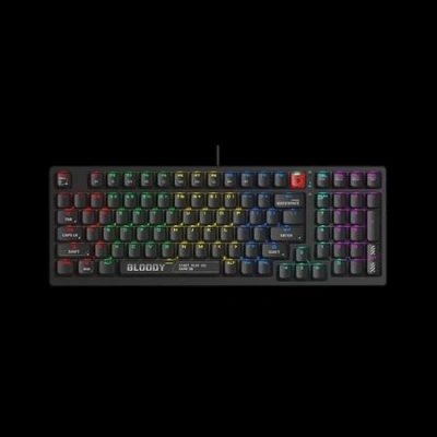 A4tech Bloody S98 RGB podsvícená mechanická herní klávesnice, USB, CZ/SK, S98-BK