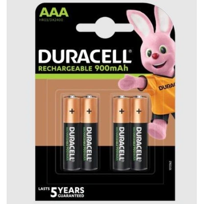 Duracell Rechargeable baterie 900mAh, 4ks (AAA), 42412