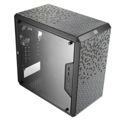 Cooler Master case MasterBox Q300L V2, micro-ATX, mini-ITX, Mini Tower, USB 3.0, černá, bez zdroje, Q300LV2-KGNN-S00
