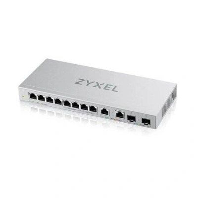 Zyxel XGS1010-12 v2, 12-Port Gigabit Unmanaged Switch with 8-Port 1G + 2-Port 2.5G + 2-Port SFP+, XGS1010-12-ZZ0102F