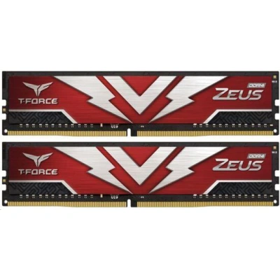 DIMM DDR4 64GB 3000MHz, CL16, (KIT 2x32GB), T-FORCE ZEUS Gaming Memory (Red), TTZD464G3000HC16CDC01