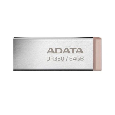 ADATA Flash Disk 64GB UR350, USB 3.2 Dash Drive, kov hnědá, UR350-64G-RSR/BG