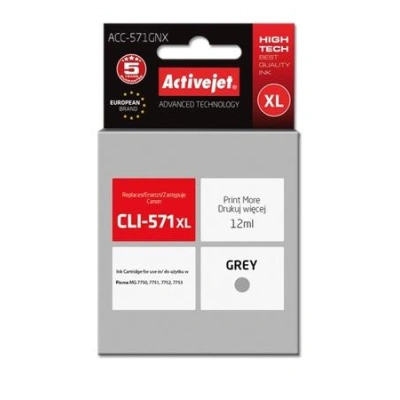 ActiveJet ink Canon CLI-571G XL new ACC-571GNX  12 ml, EXPACJACA0151