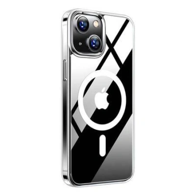 Pouzdro na telefon Torras Diamond Clear-Mag pro iPhone 15 (průhledné)