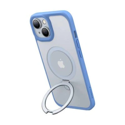 Pouzdro na telefon Torras Ostand Matte pro iPhone 15 (navy blue)