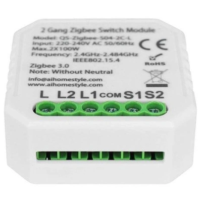 IMMAX NEO SMART kontroler (L) V4 2-tlačítkový Zigbee 3.0, TUYA, 07517L